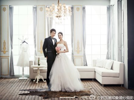 影楼婚纱照_2018影楼婚纱照发型(2)